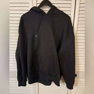 SHEIN Black Hoodie Sweatshirt